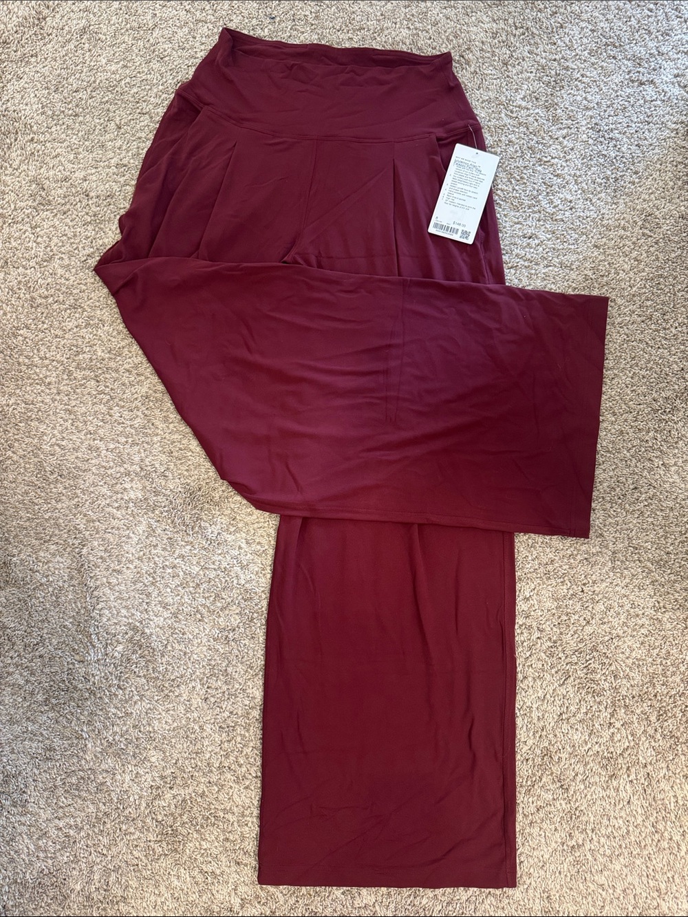 lululemon athletica Palazzo Pant in Burgundy